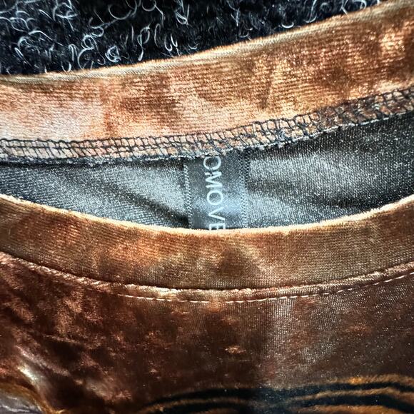 Womans Medium Velvet Tiger Shirt Medium Velour - Picture 6 of 12